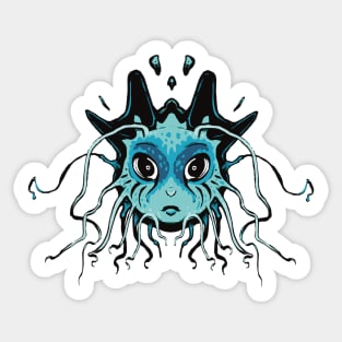 Alien Captain Sticker